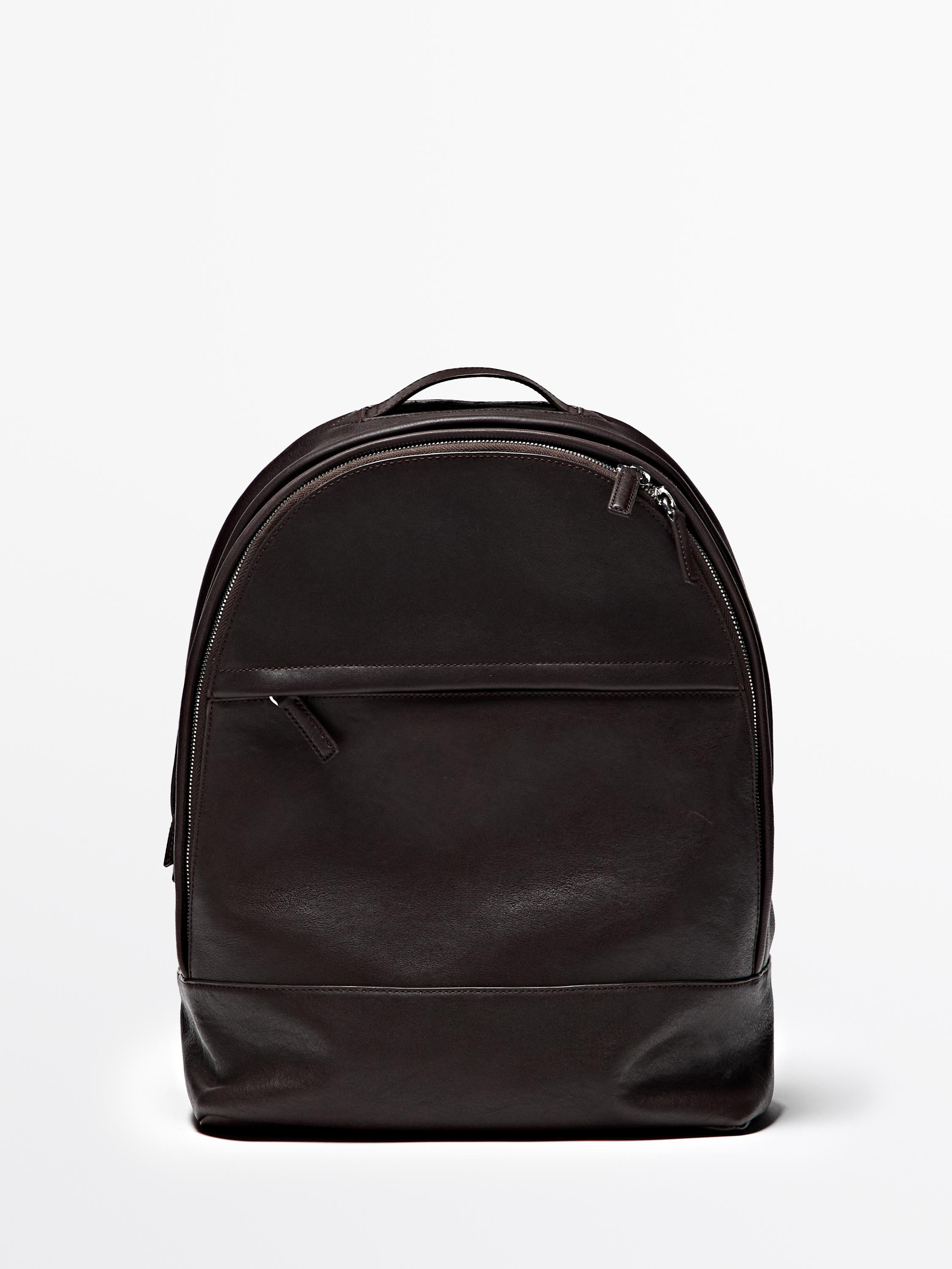 Nappa leather backpack